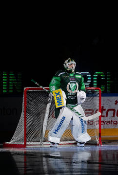 Färjestads målvakt Dominik Furch