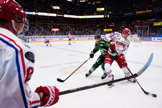 Timrås Jens Lööke, Viktor Liljegren och Färjestads