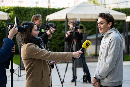 Armand Duplantis of the Swedish athletics team is