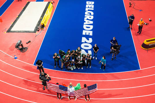 Christian Coleman of USA, Lamont Marcell Jacobs of Italy