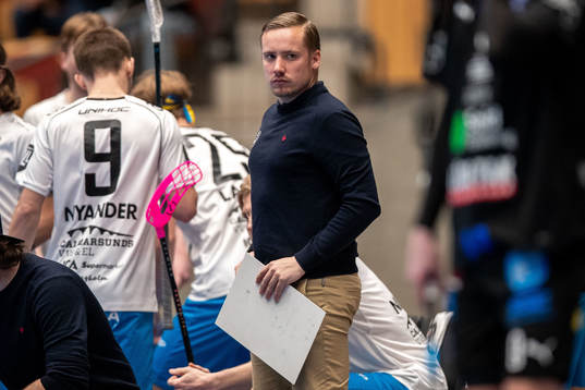 Kalmarsunds tränare Viktor Gustavsson