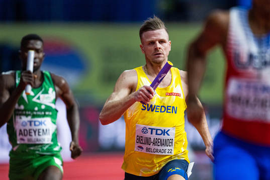 Nick Ekelund Arenander of Sweden
