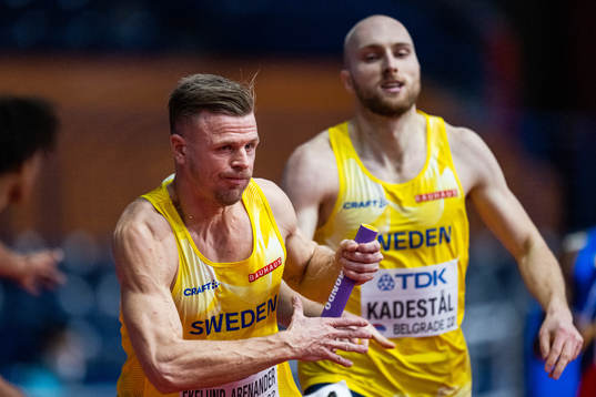Nick Ekelund Arenander and Kasper Kadestål of Sweden