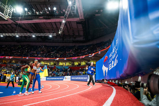 Kimberly Williams of Jamaica, Yulimar Rojas of Venezuela