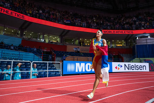 Ivana Vuleta of Serbia celebrate