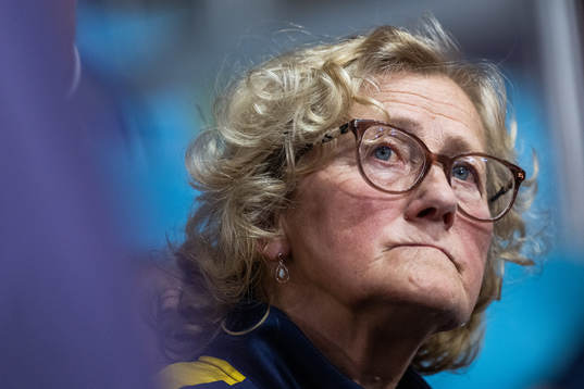 Katrin Klaup coach of Khaddi Sagnia of Sweden in women's