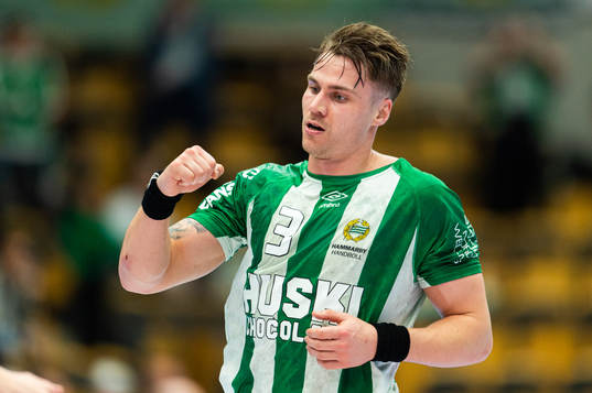 Hammarbys Kevin Johansson Eggan jublar