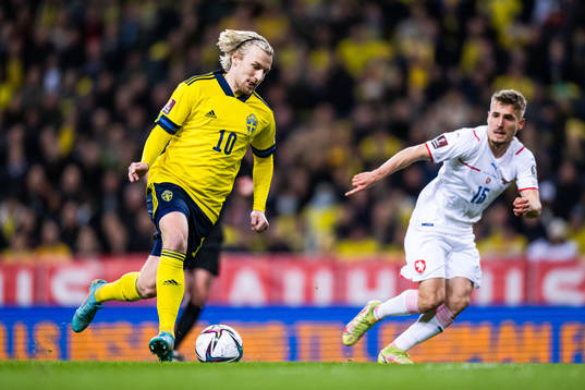 Emil Forsberg of Sweden