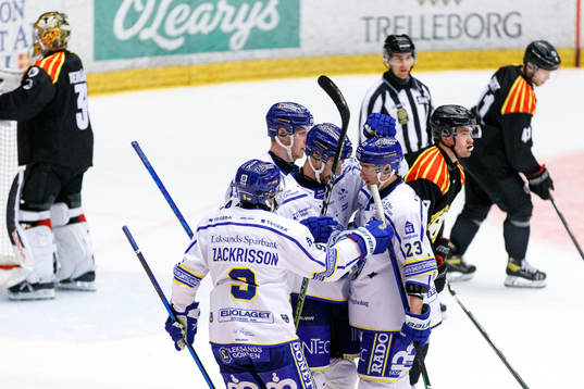 Leksands Marek Hrivik jublar