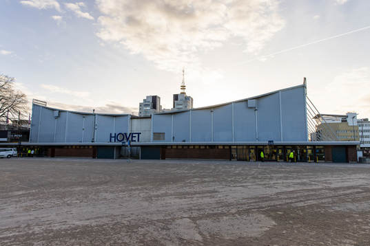 Vy över Hovets Isstadion
