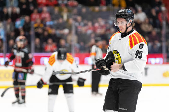 Brynäs Nick Olesen deppar