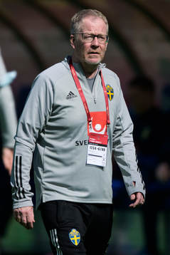 Scout Lasse Jacobsson of the Swedish national football team