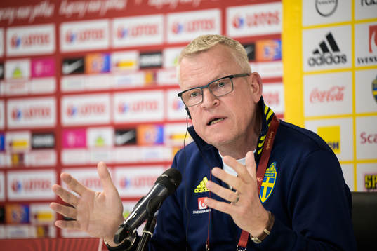 Head coach Janne Andersson of the Swedish national football