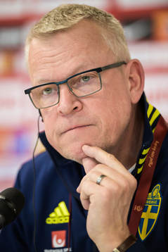 Head coach Janne Andersson of the Swedish national football