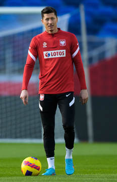 Robert Lewandowski of the Polish national football team
