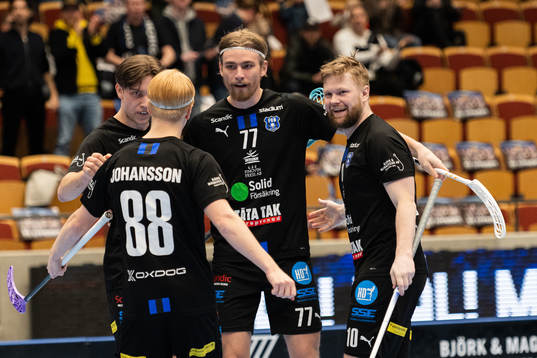 Helsingborgs Oscar Johansson Linus Malmström och Max