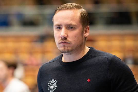 Kalmarsunds tränare Viktor Gustavsson