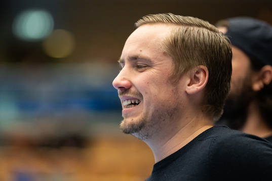 Kalmarsunds tränare Viktor Gustavsson
