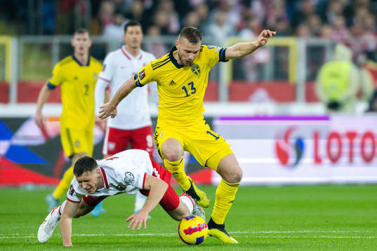 Krystian Bielik of Poland and Jesper Karlström of Sweden