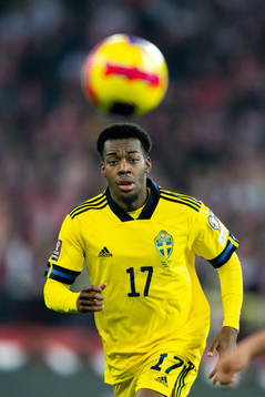 Anthony Elanga of Sweden