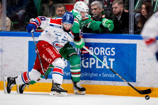 Oskarshamns Tomas Zohorna  och Rögles Anton Bengtsson