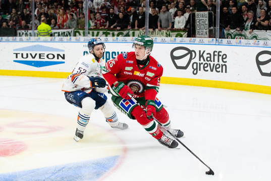 Växjös Arvid Lundberg och Frölundas Elmer Söderblom