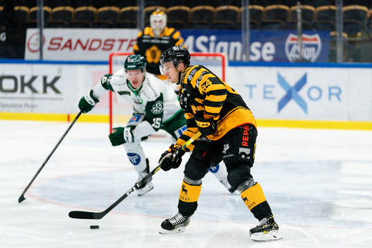 Skellefteås Jonathan Pudas och Färjestads Gustav Rydahl