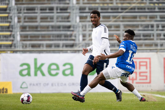 Trelleborgs Henry Offia och Utsiktens Mikael Konrads Ceïde