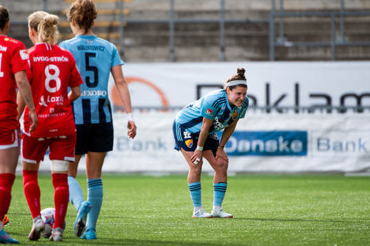 Djurgårdens Nellie Lilja deppar