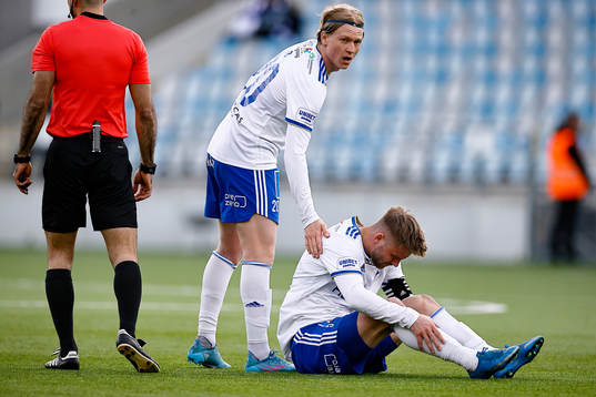 IFK Norrköpings Daniel Fritz Eid och Christoffer Nyman