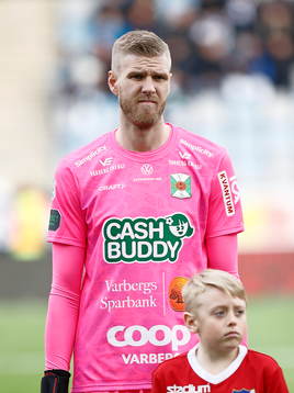 Varbergs målvakt Fredrik Andersson