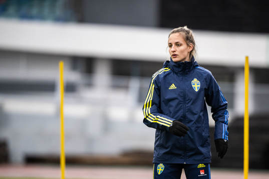 Nathalie Björn of the Swedish women's national football