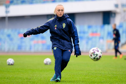 Hanna Bennison of the Swedish women's national football team