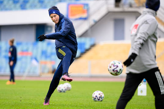 Lina Hurtig of the Swedish women's national football team