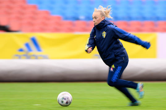 Hanna Bennison of the Swedish women's national football team