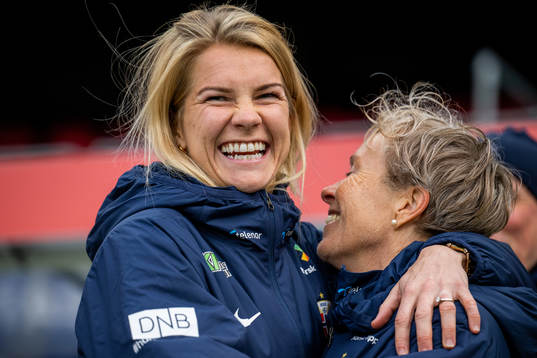 Ada Hegerberg of the Norwegian women's national football