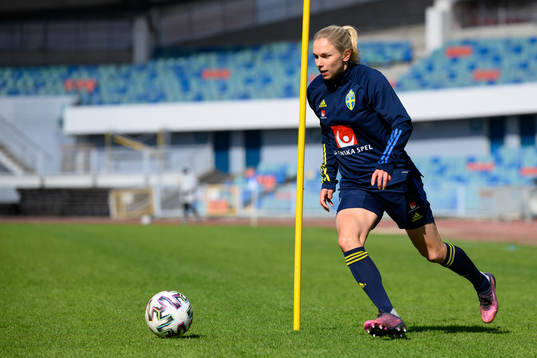 Jonna Andersson of the Swedish women's national football