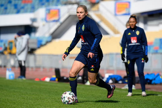 Jonna Andersson of the Swedish women's national football