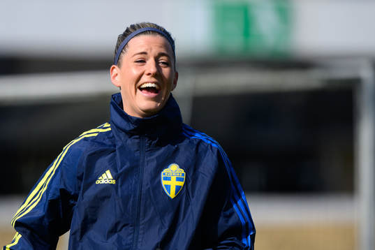 Olivia Schough of the Swedish women's national football team