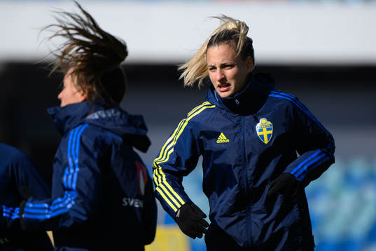 Nathalie Björn of the Swedish women's national football