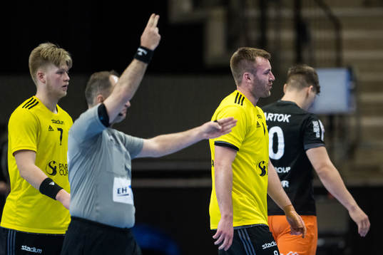 Vetle Eck Aga  of Sävehof looks dejected
