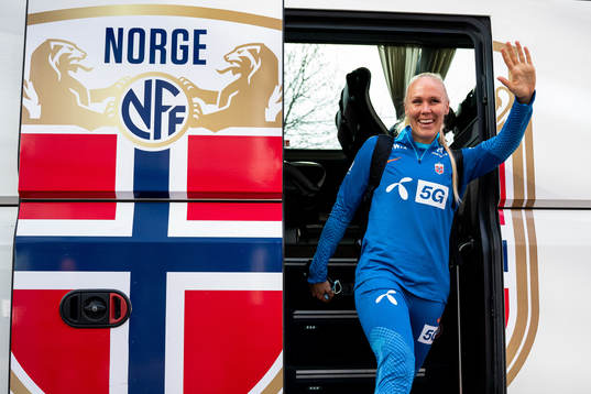 Maria Thorisdottir of the Norwegian women's national