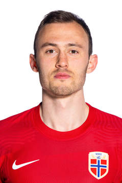 Fredrik Aursnes of the Norwegian national football team