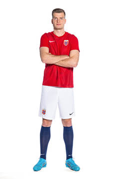 Alexander Sørloth of the Norwegian national football team