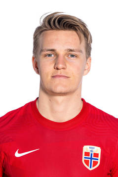 Martin Ødegaard of the Norwegian national football team