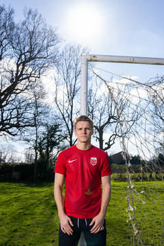 Martin Ødegaard of the Norwegian national football team