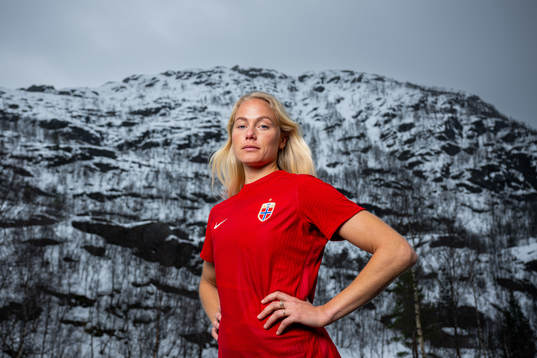 Guro Bergsvand of the Norwegian national football team