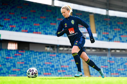 Rebecka Blomqvist of the Swedish women's national football
