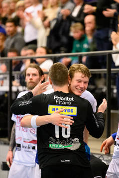 Redbergslids målvakt  Andreas Palicka och Elliot Stenmalm