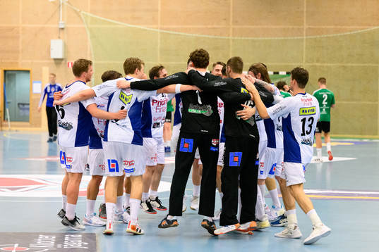 Redbergslids spelare jublar
